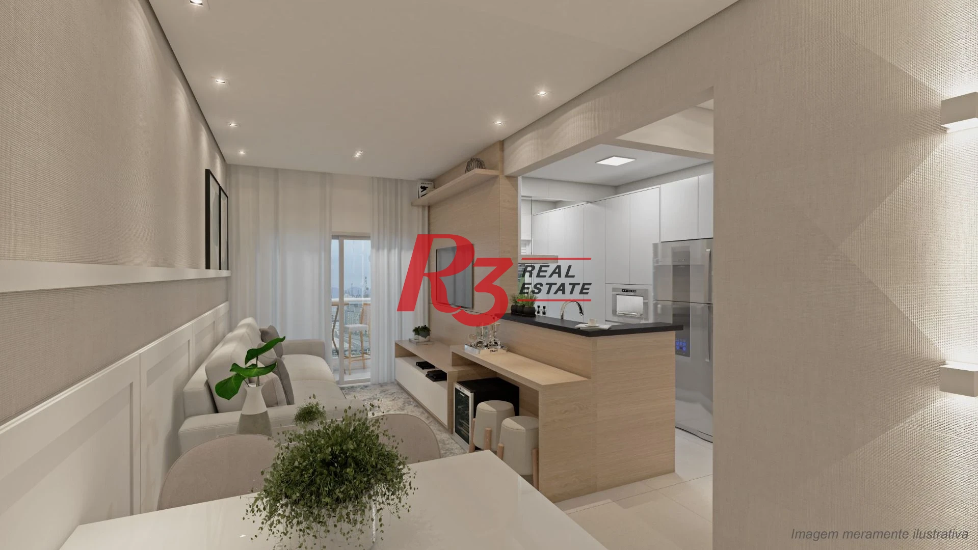 Apartamento com 2 dormitórios à venda, 73 m² por R$ 850.000,00 - Ponta da Praia - Santos/SP