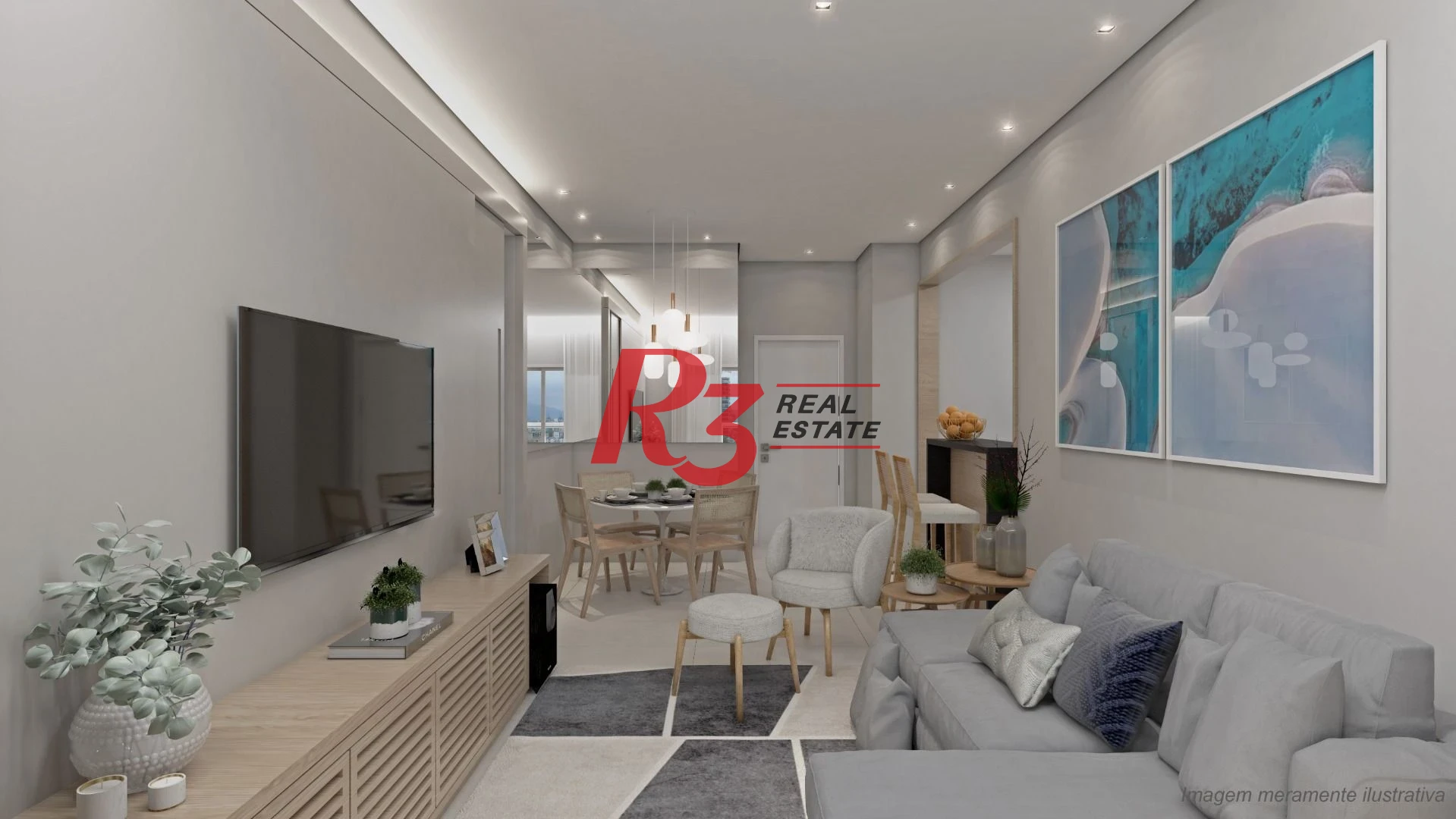 Apartamento com 2 dormitórios à venda, 73 m² por R$ 850.000,00 - Ponta da Praia - Santos/SP