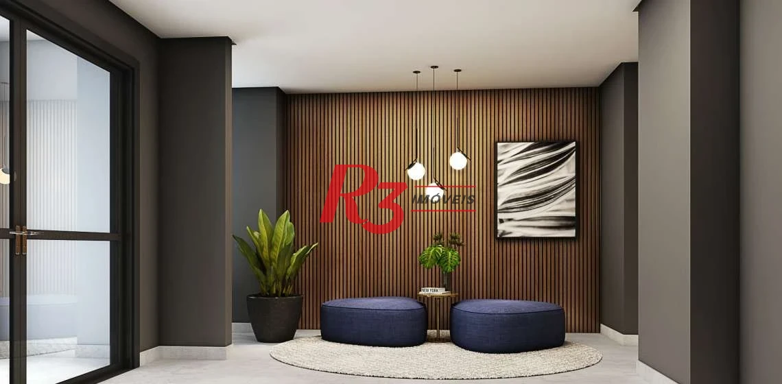 Apartamento com 2 dormitórios à venda, 42 m² por R$ 320.000,00 - Jabaquara - Santos/SP