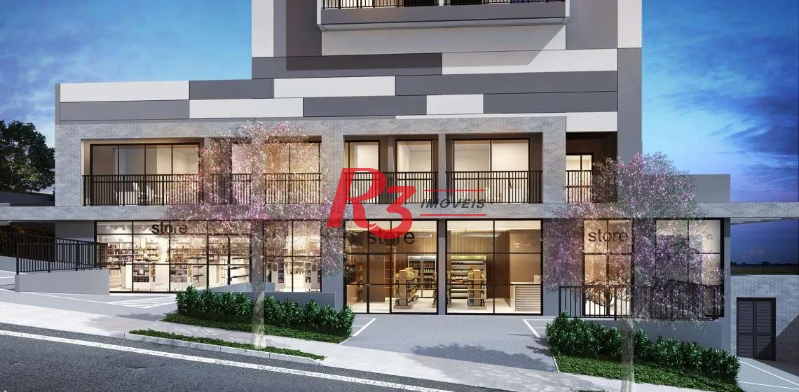 Apartamento com 2 dormitórios à venda, 42 m² por R$ 320.000,00 - Jabaquara - Santos/SP