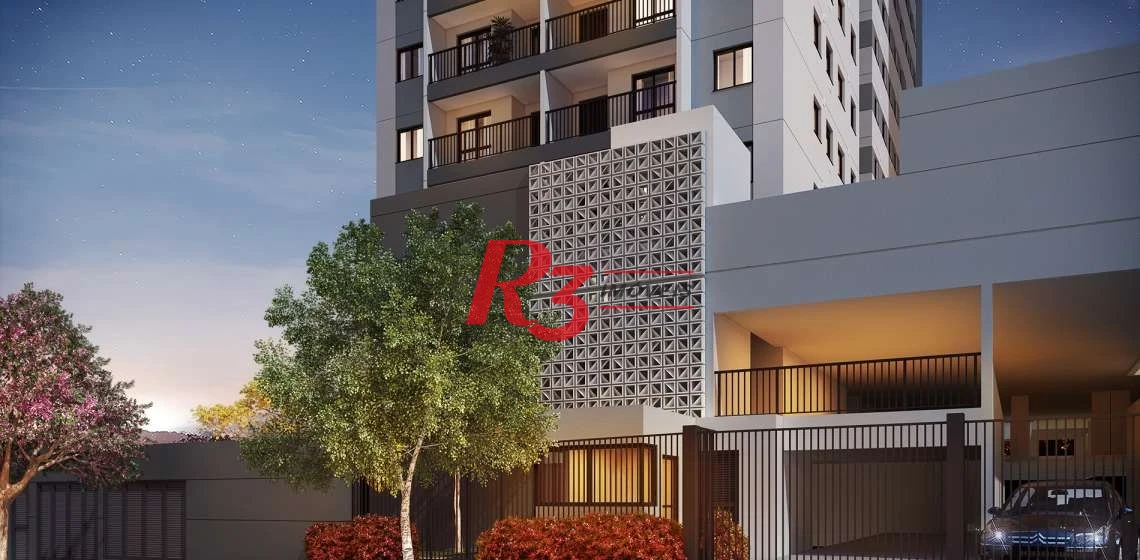 Apartamento com 2 dormitórios à venda, 42 m² por R$ 320.000,00 - Jabaquara - Santos/SP