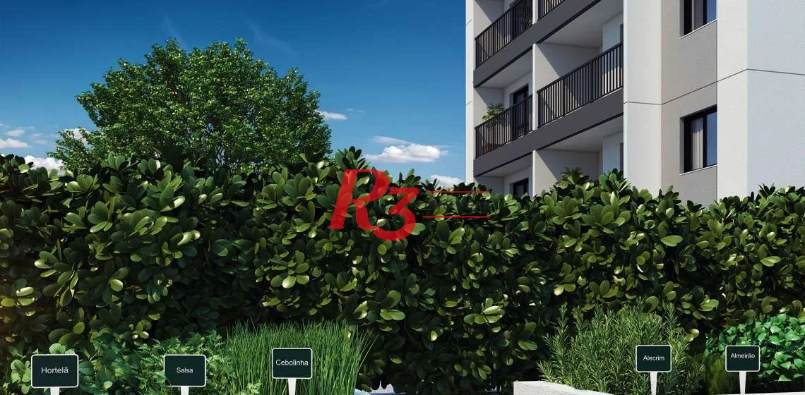 Apartamento com 2 dormitórios à venda, 42 m² por R$ 320.000,00 - Jabaquara - Santos/SP