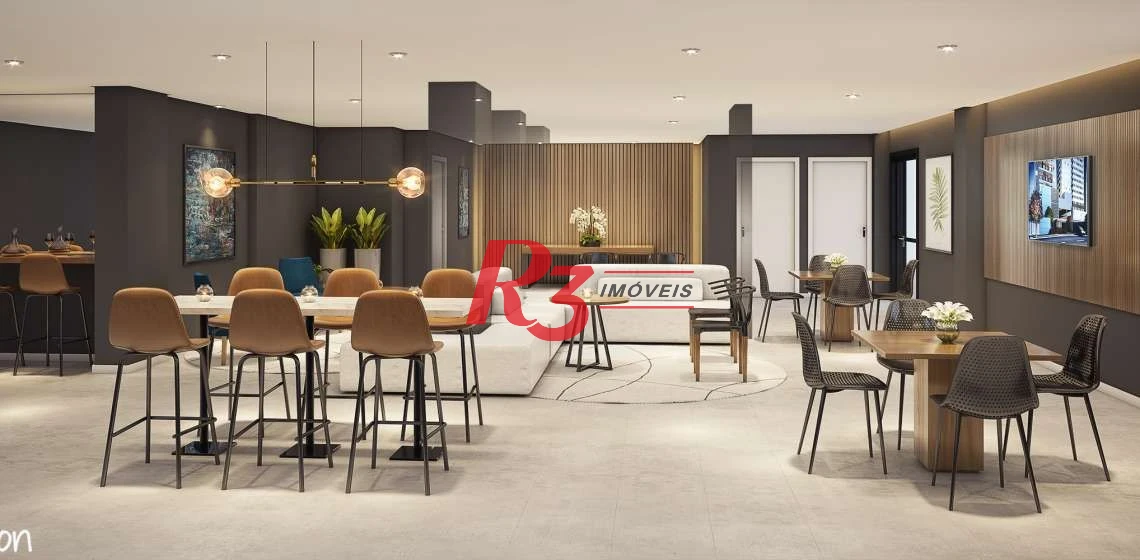 Apartamento com 2 dormitórios à venda, 42 m² por R$ 320.000,00 - Jabaquara - Santos/SP