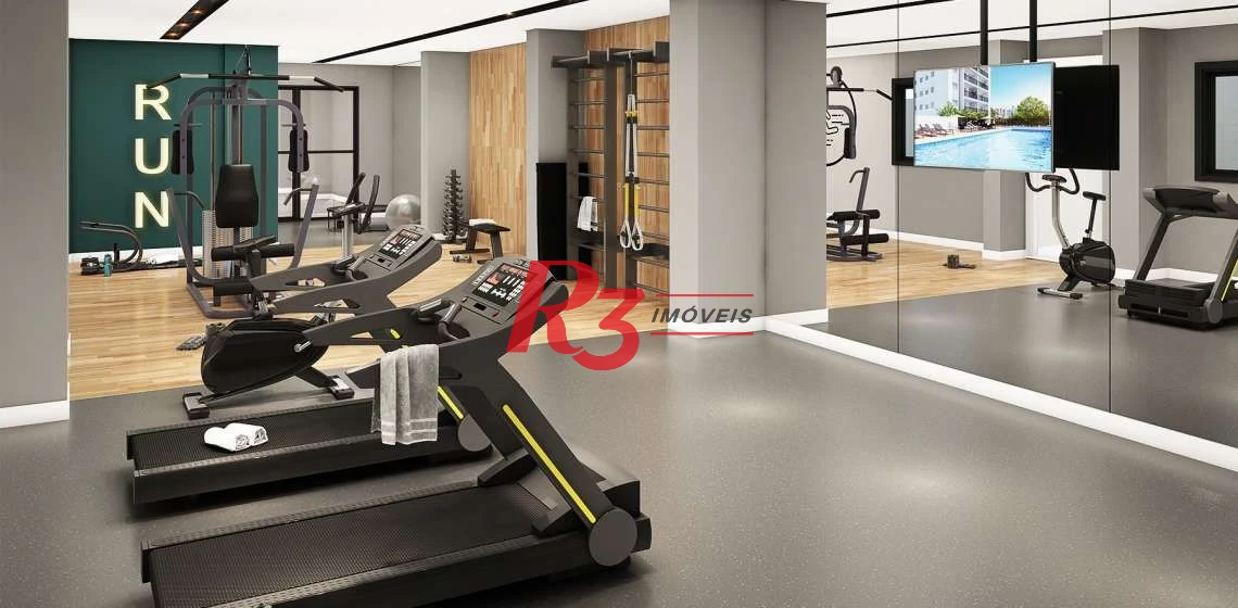 Apartamento com 2 dormitórios à venda, 42 m² por R$ 320.000,00 - Jabaquara - Santos/SP