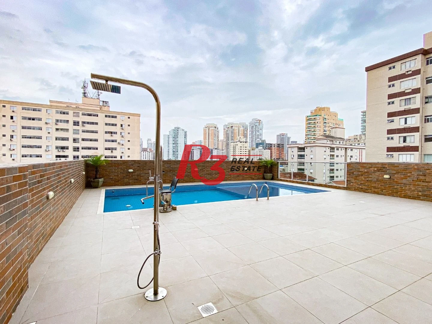 Apartamento com 1 dormitório para alugar, 45 m² por R$ 4.500,00/mês - Campo Grande - Santos/SP