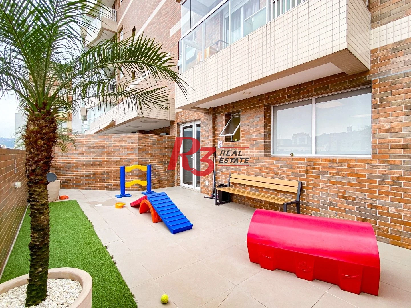 Apartamento com 1 dormitório para alugar, 45 m² por R$ 4.500,00/mês - Campo Grande - Santos/SP