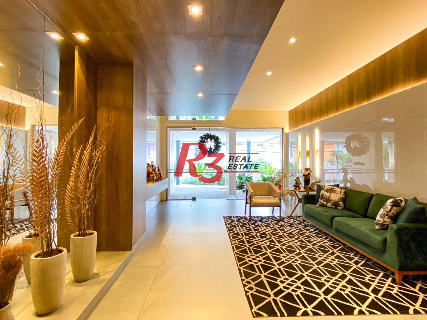 Apartamento com 1 dormitório para alugar, 45 m² por R$ 4.500,00/mês - Campo Grande - Santos/SP