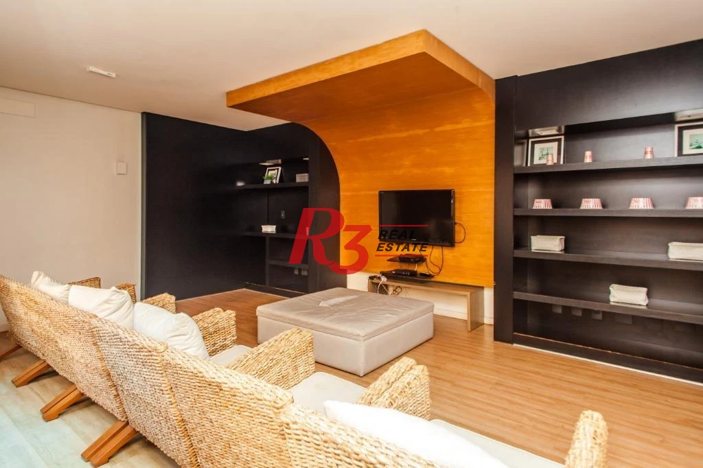 Apartamento com 4 dormitórios, 204 m² - venda por R$ 3.300.000,00 ou aluguel por R$ 18.000,00/mês - Boqueirão - Santos/SP