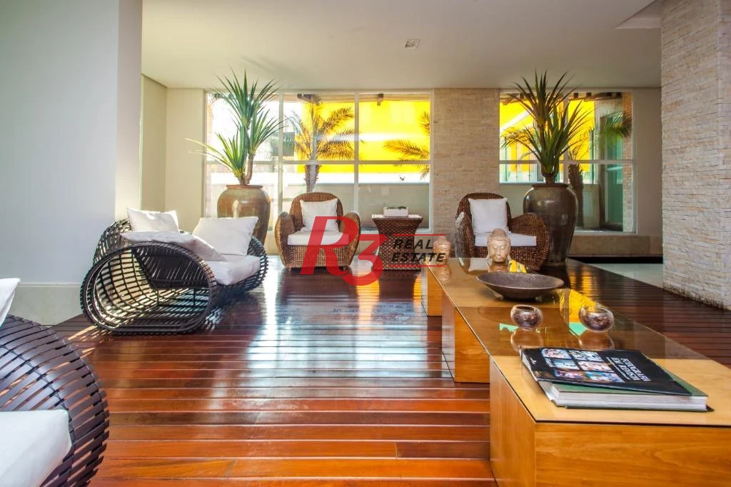 Apartamento com 4 dormitórios, 204 m² - venda por R$ 3.300.000,00 ou aluguel por R$ 18.000,00/mês - Boqueirão - Santos/SP