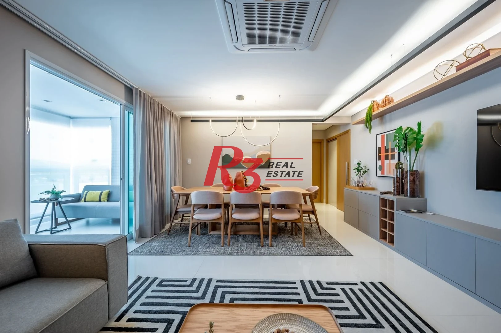 Apartamento com 3 dormitórios para alugar, 166 m² por R$ 18.400,00/mês - Ponta da Praia - Santos/SP