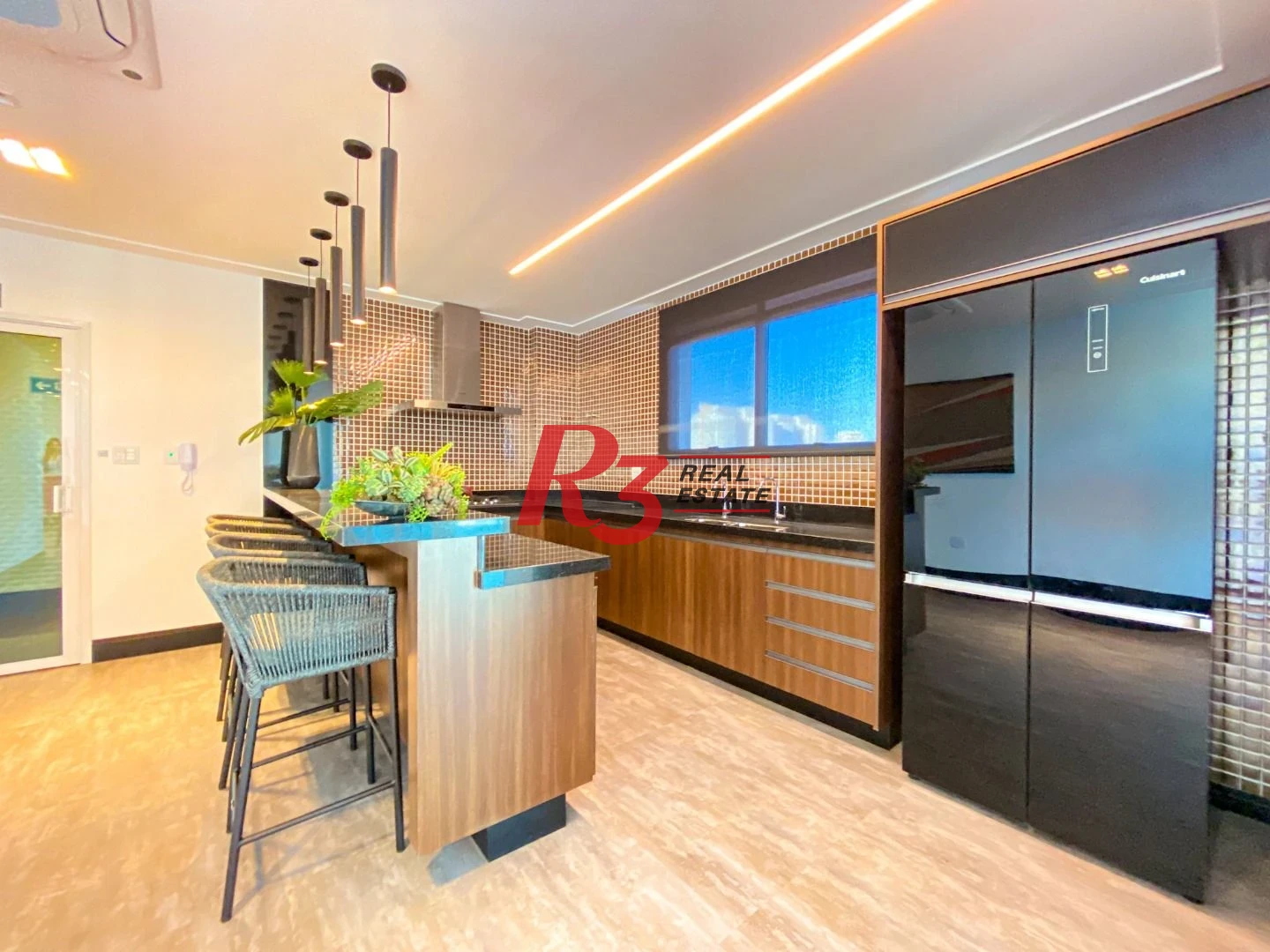 Apartamento com 3 dormitórios para alugar, 166 m² por R$ 18.400,00/mês - Ponta da Praia - Santos/SP