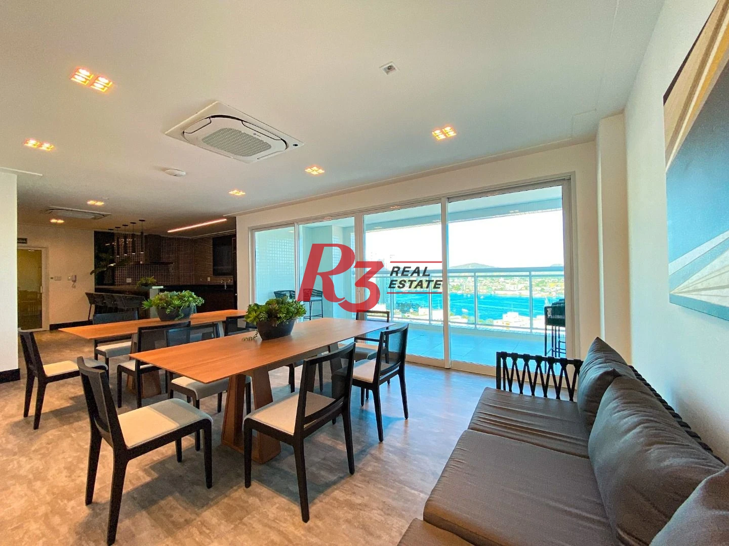 Apartamento com 3 dormitórios para alugar, 166 m² por R$ 18.400,00/mês - Ponta da Praia - Santos/SP
