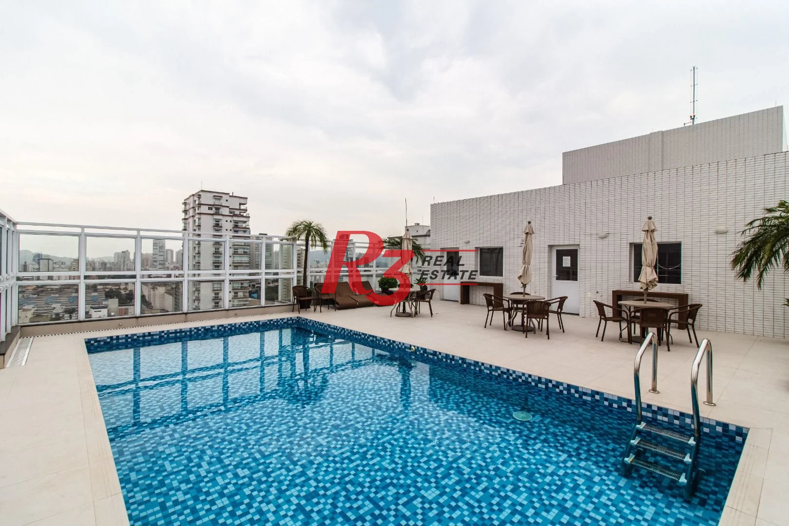Apartamento com 3 dormitórios para alugar, 102 m² por R$ 8.000,00/mês - Aparecida - Santos/SP