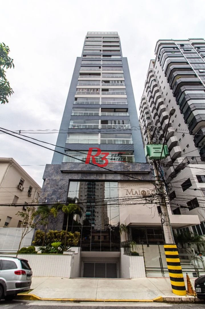 Apartamento com 3 dormitórios para alugar, 102 m² por R$ 8.000,00/mês - Aparecida - Santos/SP