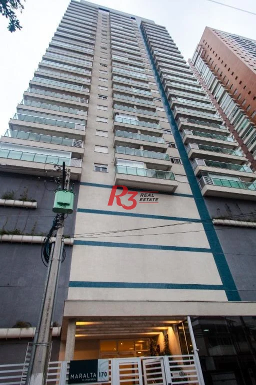 Studio com 1 dormitório para alugar, 49 m² por R$ 4.900,02/mês - Ponta da Praia - Santos/SP