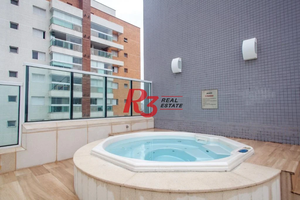 Studio com 1 dormitório para alugar, 49 m² por R$ 4.900,02/mês - Ponta da Praia - Santos/SP