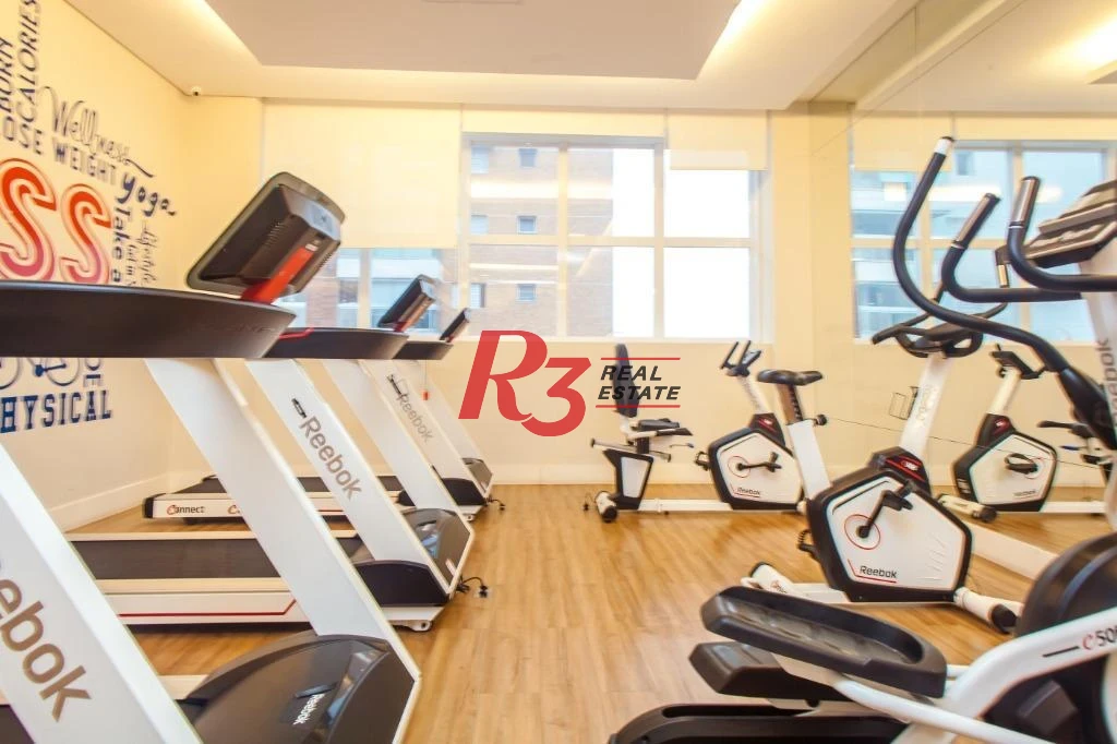 Studio com 1 dormitório para alugar, 49 m² por R$ 4.900,02/mês - Ponta da Praia - Santos/SP