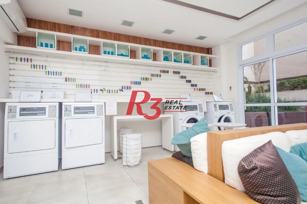 Studio com 1 dormitório para alugar, 49 m² por R$ 4.900,02/mês - Ponta da Praia - Santos/SP