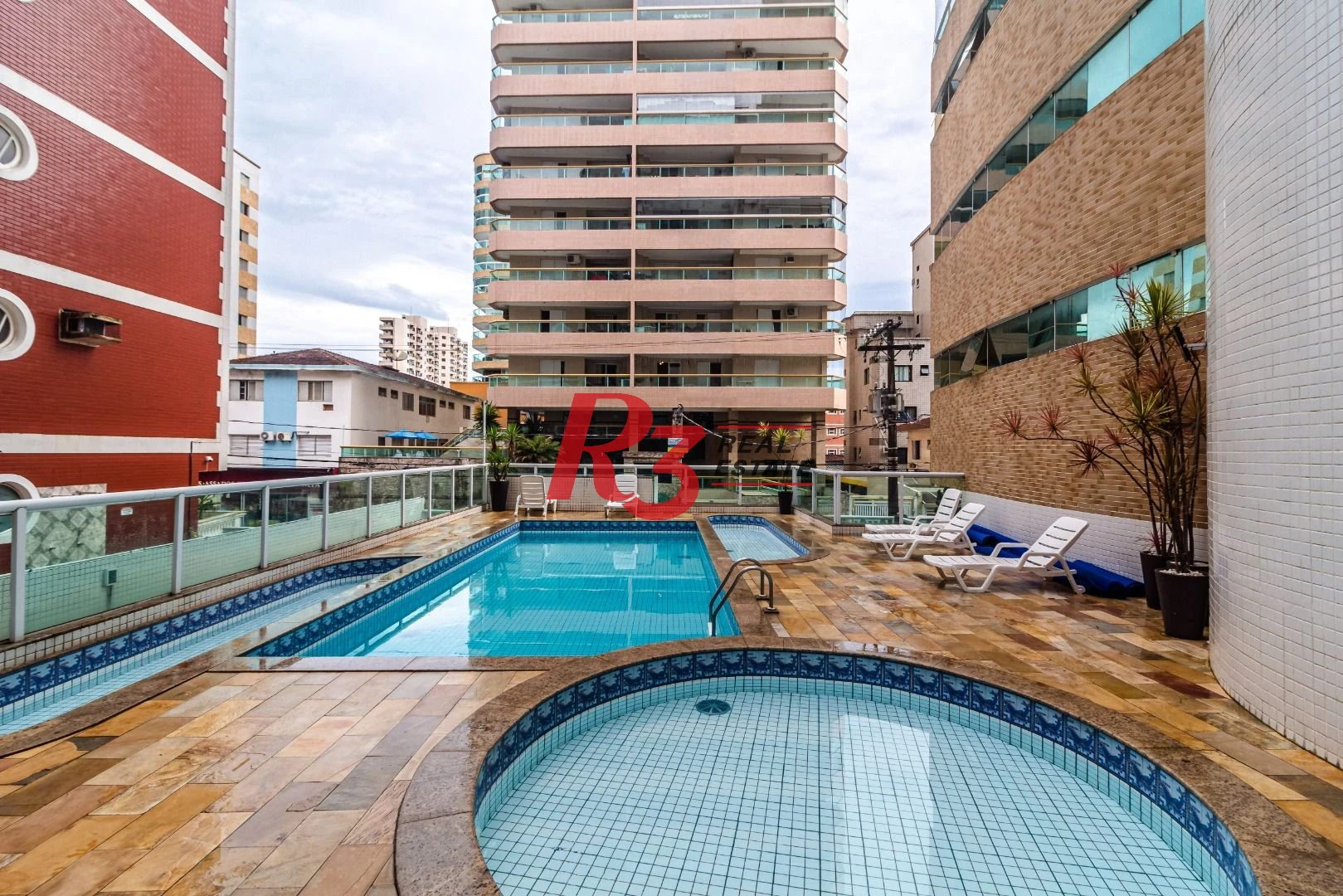 Apartamento com 3 dormitórios à venda, 168 m² - Tupi - Praia Grande/SP