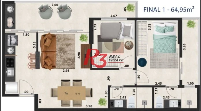 Residencial 9 de Julho em Santos