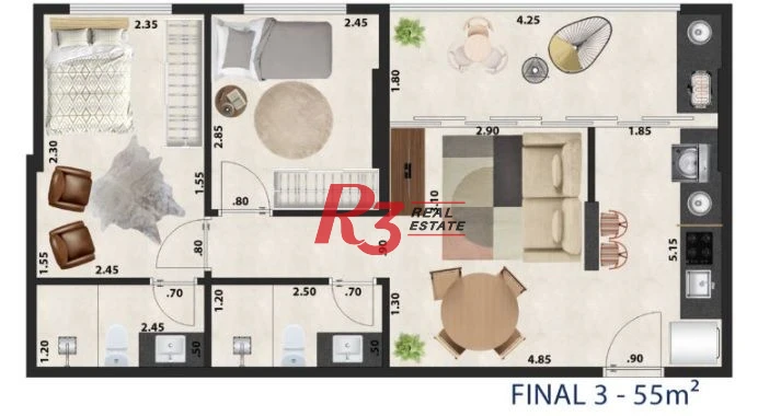 Residencial 9 de Julho em Santos