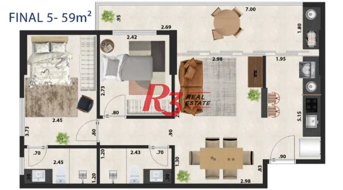 Residencial 9 de Julho em Santos