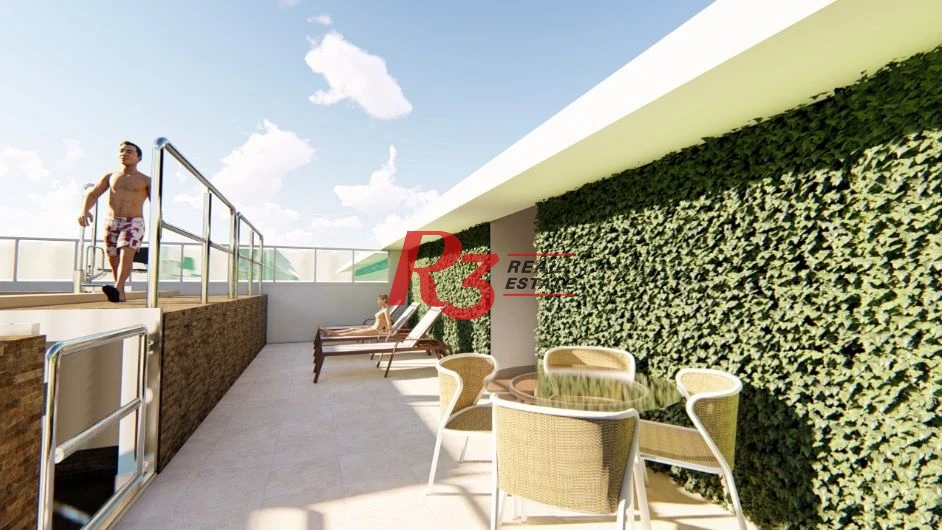 Apartamento com 2 dormitórios à venda, 59 m² por R$ 510.000,00 - Marapé - Santos/SP