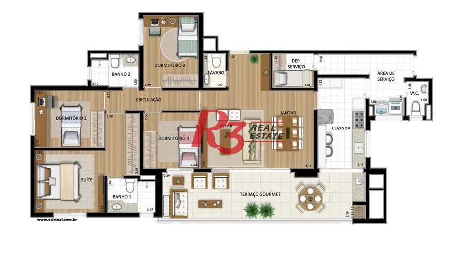 Residencial The Garden Santos