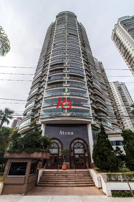 Apartamento com 3 dormitórios à venda, 199 m² por R$ 3.180.000,00 - Ponta da Praia - Santos/SP