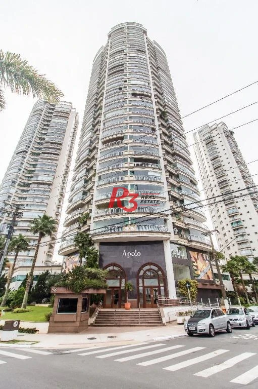Apartamento com 3 dormitórios à venda, 199 m² por R$ 3.180.000,00 - Ponta da Praia - Santos/SP