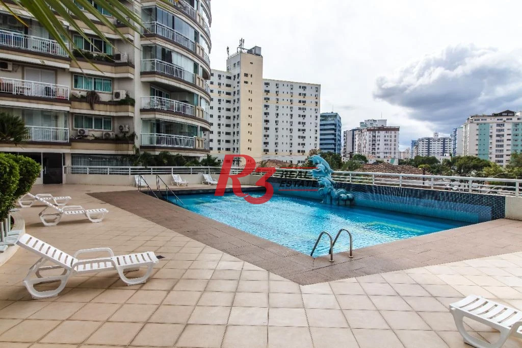 Apartamento com 3 dormitórios à venda, 199 m² por R$ 3.180.000,00 - Ponta da Praia - Santos/SP