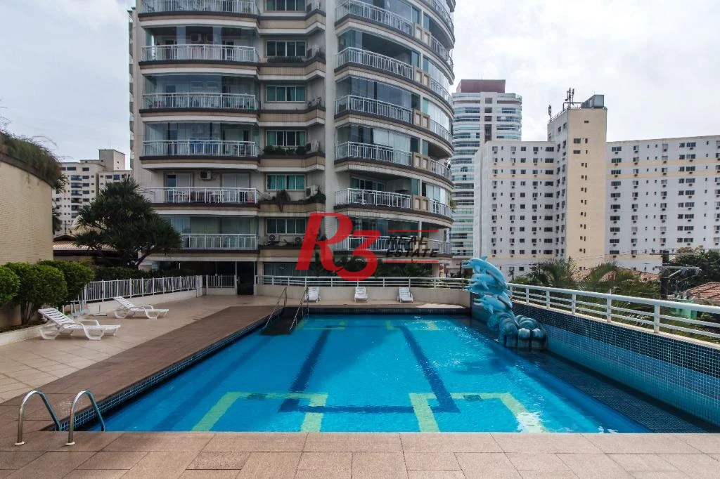 Apartamento com 3 dormitórios à venda, 199 m² por R$ 3.180.000,00 - Ponta da Praia - Santos/SP