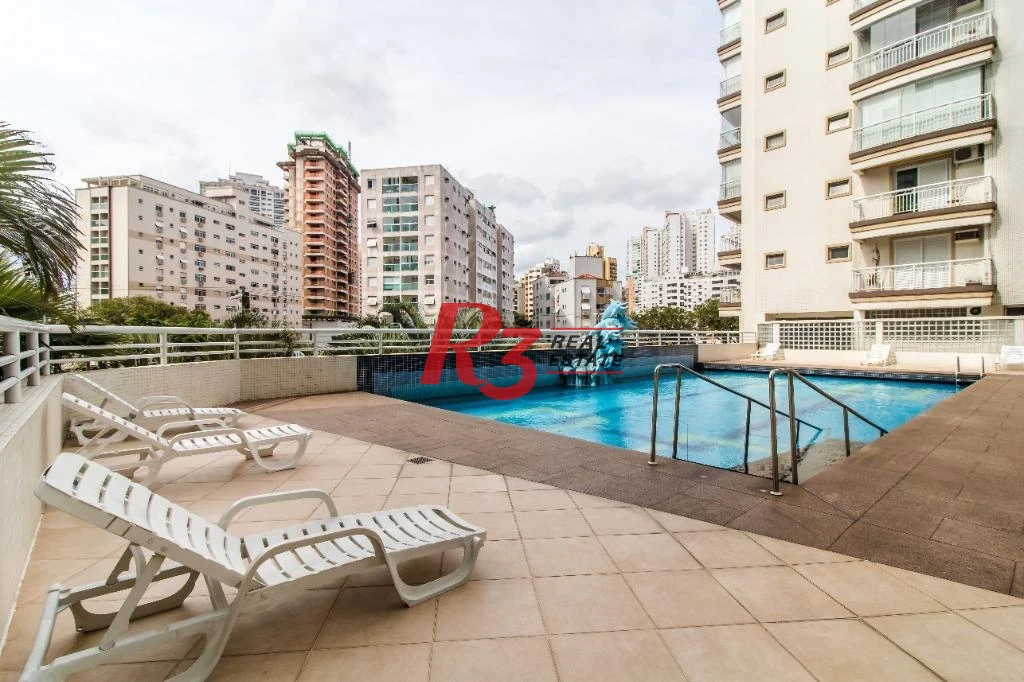 Apartamento com 3 dormitórios à venda, 199 m² por R$ 3.180.000,00 - Ponta da Praia - Santos/SP
