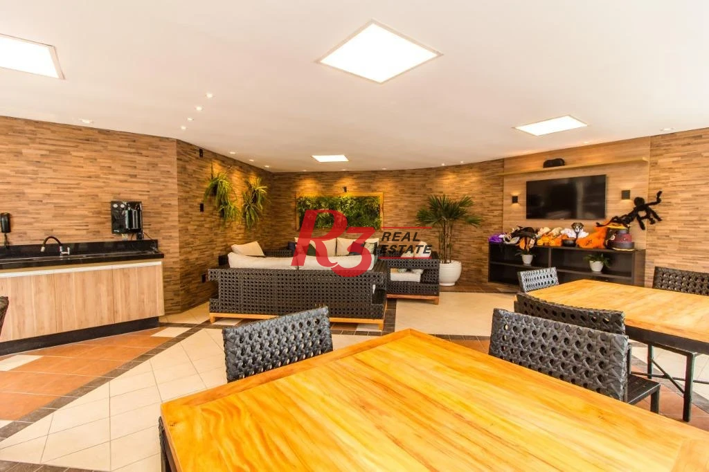 Apartamento com 3 dormitórios à venda, 199 m² por R$ 3.180.000,00 - Ponta da Praia - Santos/SP