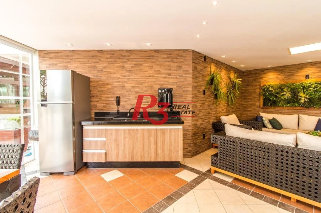 Apartamento com 3 dormitórios à venda, 199 m² por R$ 3.180.000,00 - Ponta da Praia - Santos/SP