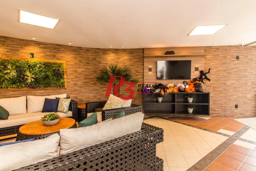Apartamento com 3 dormitórios à venda, 199 m² por R$ 3.180.000,00 - Ponta da Praia - Santos/SP