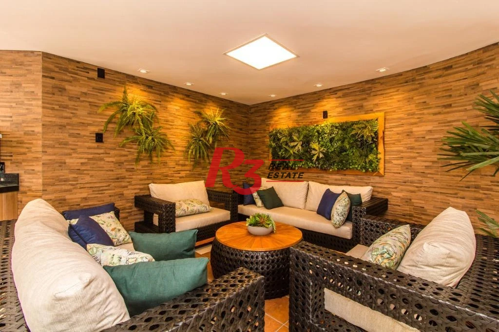 Apartamento com 3 dormitórios à venda, 199 m² por R$ 3.180.000,00 - Ponta da Praia - Santos/SP