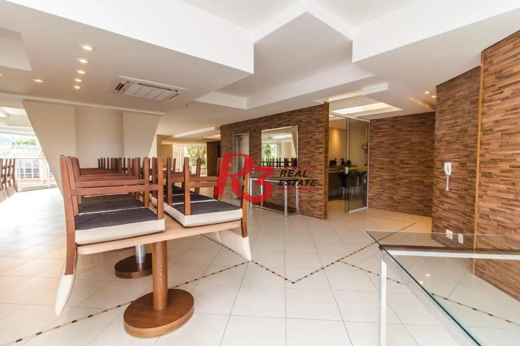 Apartamento com 3 dormitórios à venda, 199 m² por R$ 3.180.000,00 - Ponta da Praia - Santos/SP
