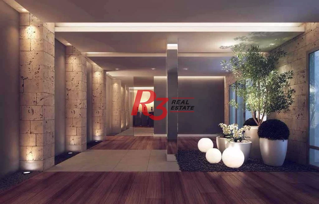 Apartamento com 1 dormitório para alugar, 48 m² por R$ 4.000,00/mês - José Menino - Santos/SP