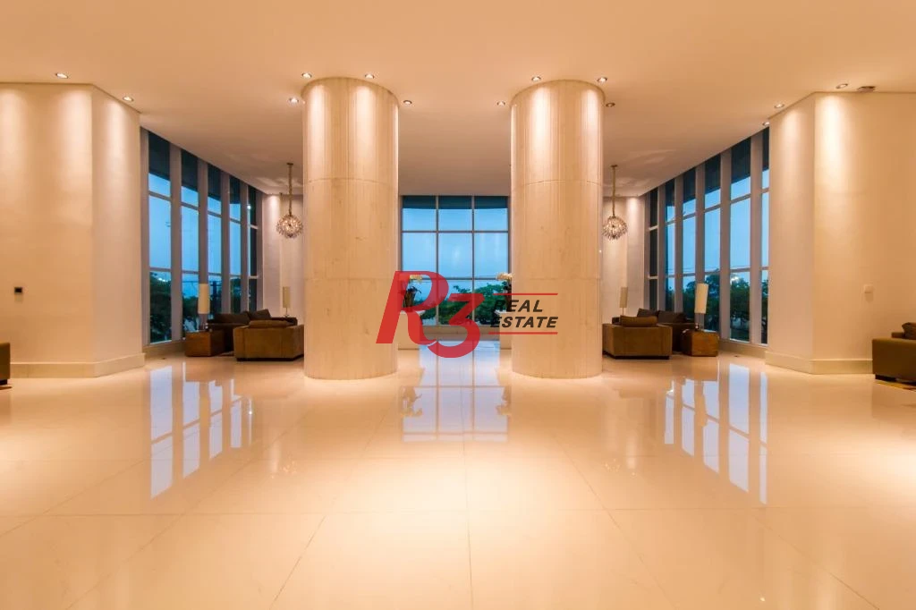 Apartamento com 4 dormitórios para alugar, 360 m² por R$ 40.000,00/mês - Gonzaga - Santos/SP