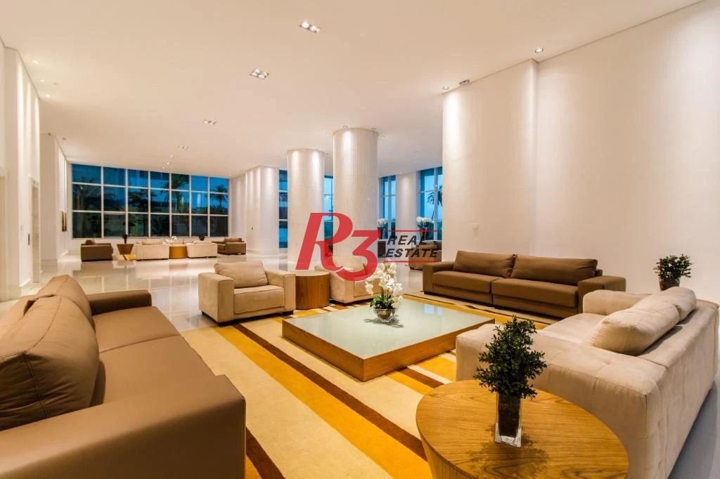 Apartamento com 4 dormitórios para alugar, 360 m² por R$ 40.000,00/mês - Gonzaga - Santos/SP