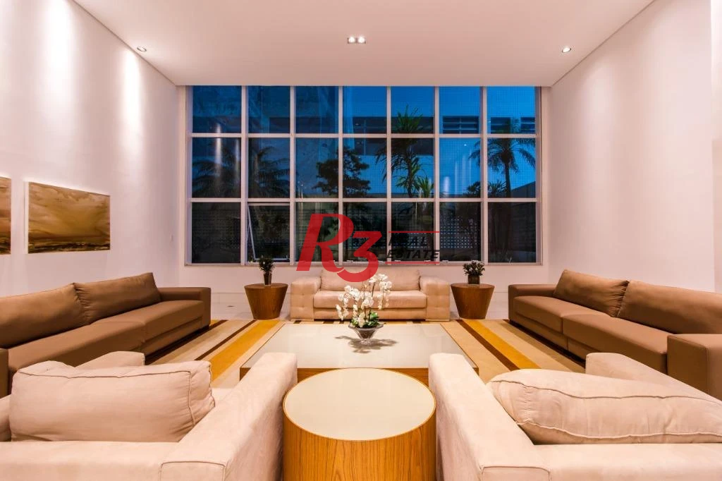 Apartamento com 4 dormitórios para alugar, 360 m² por R$ 40.000,00/mês - Gonzaga - Santos/SP