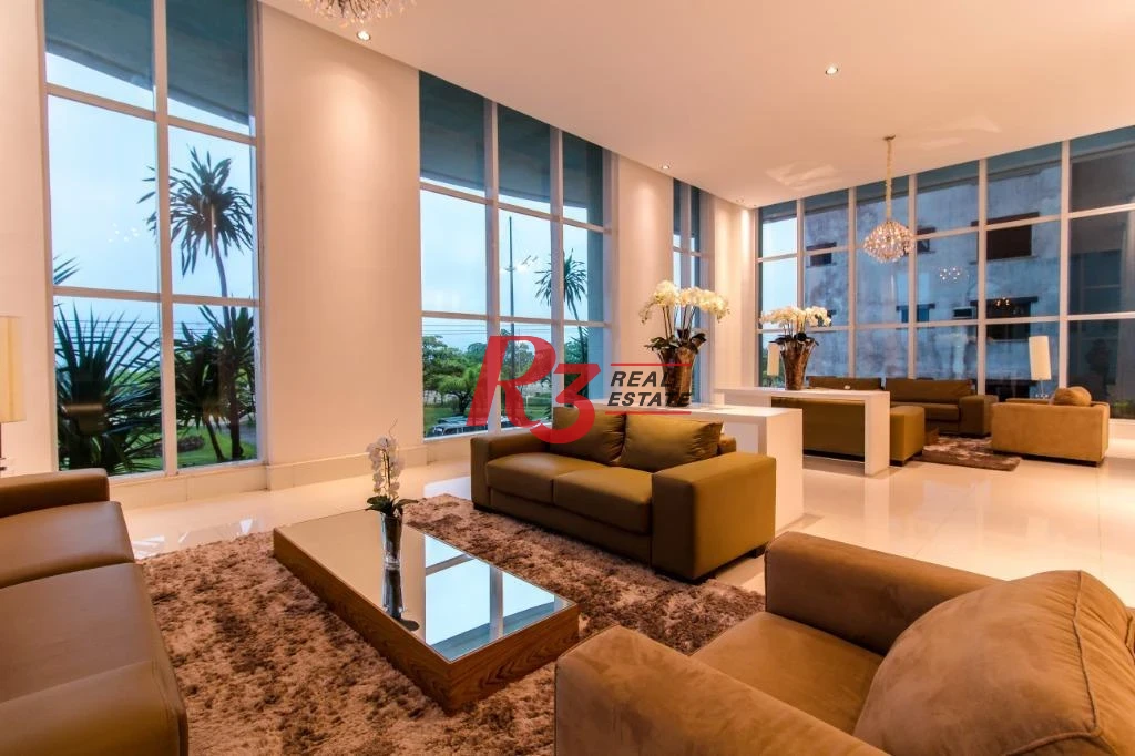Apartamento com 4 dormitórios para alugar, 360 m² por R$ 40.000,00/mês - Gonzaga - Santos/SP