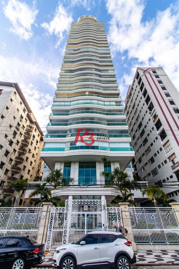 Apartamento com 4 dormitórios para alugar, 360 m² por R$ 40.000,00/mês - Gonzaga - Santos/SP