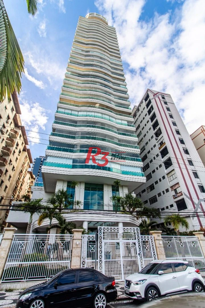 Apartamento com 4 dormitórios para alugar, 360 m² por R$ 40.000,00/mês - Gonzaga - Santos/SP