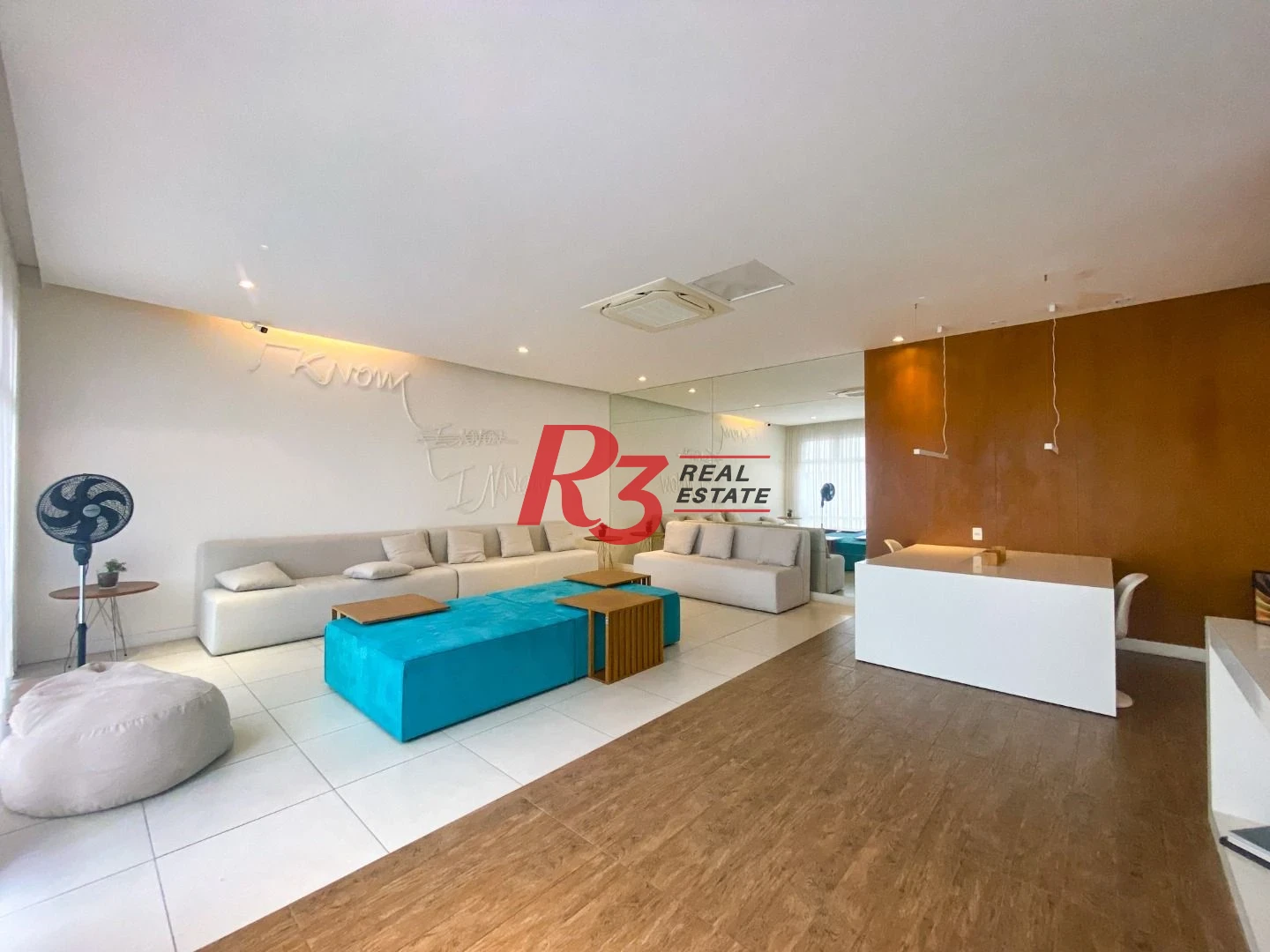Apartamento com 1 dormitório para alugar, 47 m² por R$ 4.300,00/mês - Boqueirão - Santos/SP