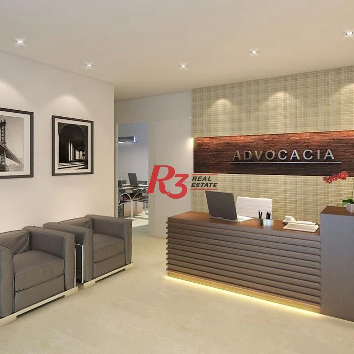 Sala à venda, 68 m² por R$ 544.000,00 - Encruzilhada - Santos/SP