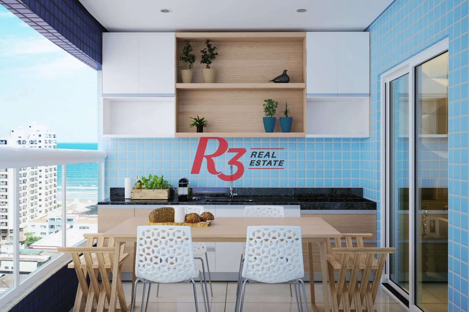 Apartamento com 3 dormitórios à venda, 93 m² por R$ 620.000,00 - Vila Tupi - Praia Grande/SP