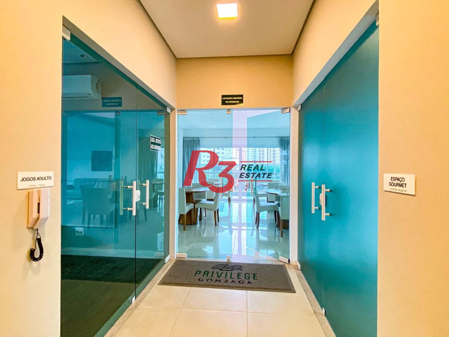 Apartamento com 3 dormitórios para alugar, 104 m² por R$ 14.500,00/mês - Gonzaga - Santos/SP