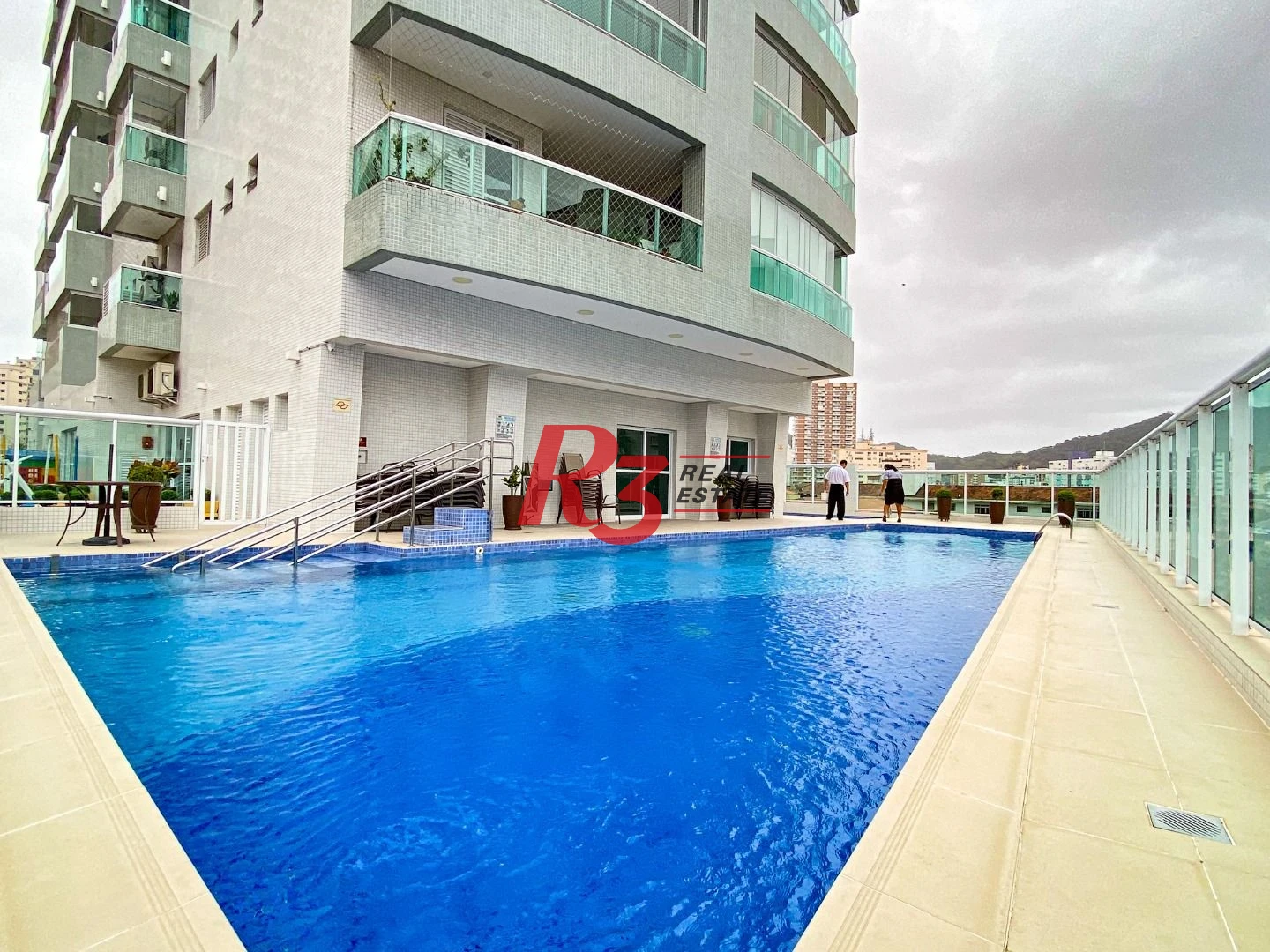 Apartamento com 3 dormitórios para alugar, 104 m² por R$ 14.500,00/mês - Gonzaga - Santos/SP